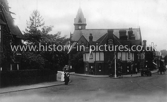 High Road junction Station Road, Loughton, Essex. c.1930